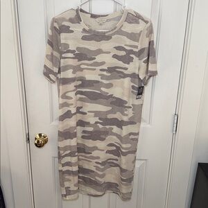 NWT‎ LUCKY BRAND CamoT-Shirt Dress